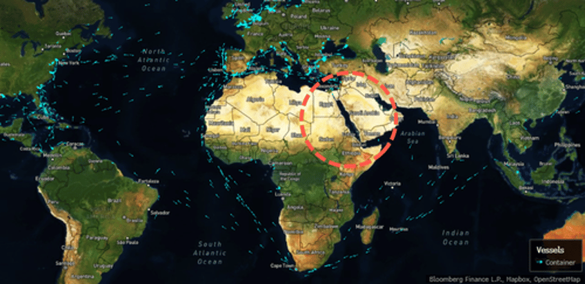 spot container rates surge by 173 due to red sea disruptions 