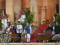 Spotted? Leopard-like animal seen at India’s swearing-in ceremony