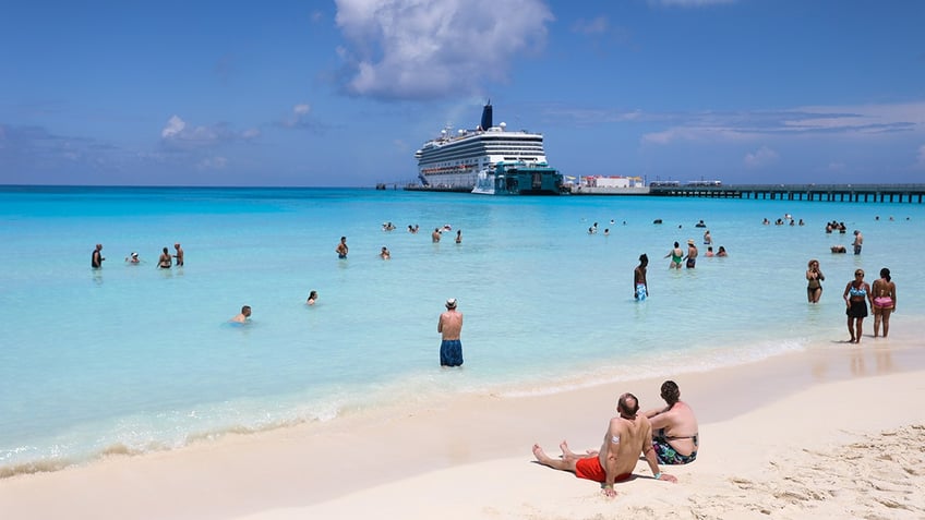 The beach in Bimini, Bahamas