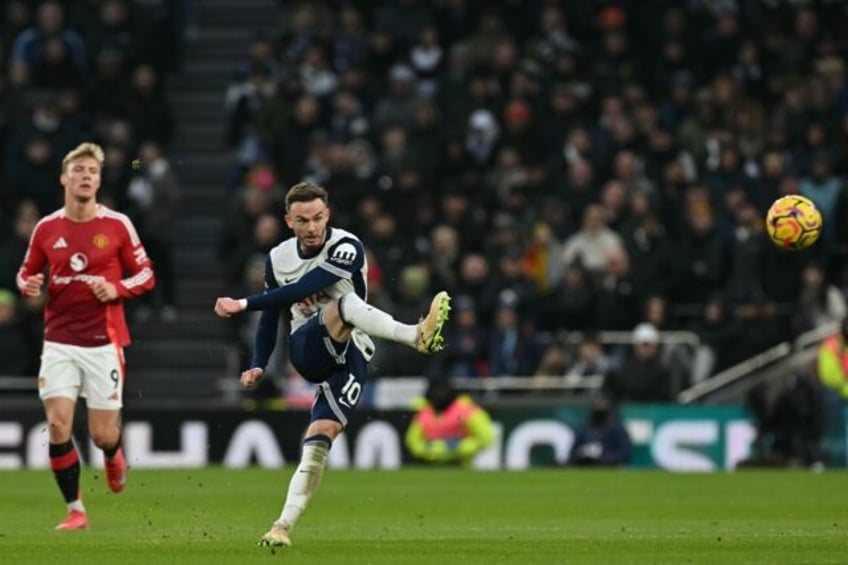 Tottenham midfielder James Maddison scored the winner against Manchester United