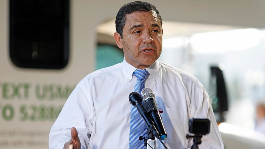 Rep. Henry Cuellar, D-Texas, delivers remarks during a rally for the passage of the USMCA trade agreement, on Sept. 12, 2019, in Washington, D.C. (Photo by Tom Brenner/Getty Images)