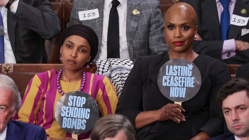 Reps. Ilhan Omar and Ayanna Pressley