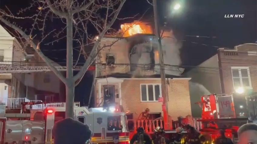 Squatters burned a Brooklyn home