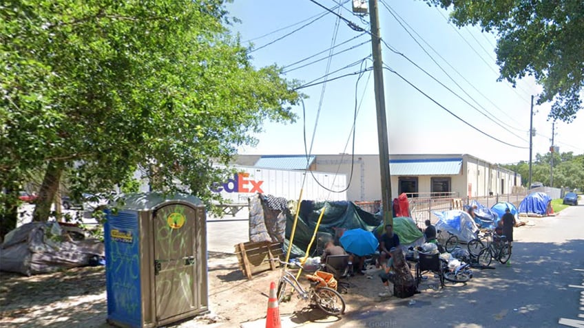 squatters homeless camps ravage neighborhood leaving paid cleaners physically ill report