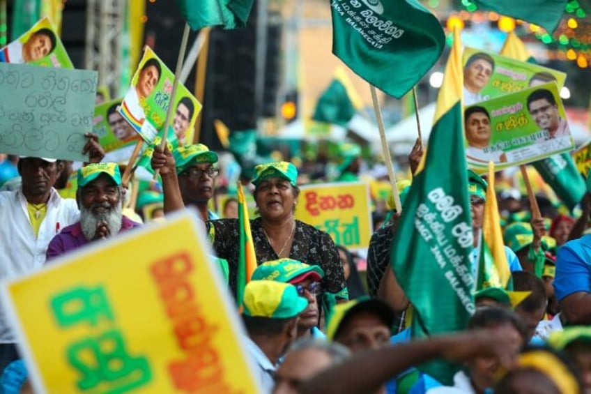 Sri Lanka will vote for its next president Saturday in an effective referendum on an unpop