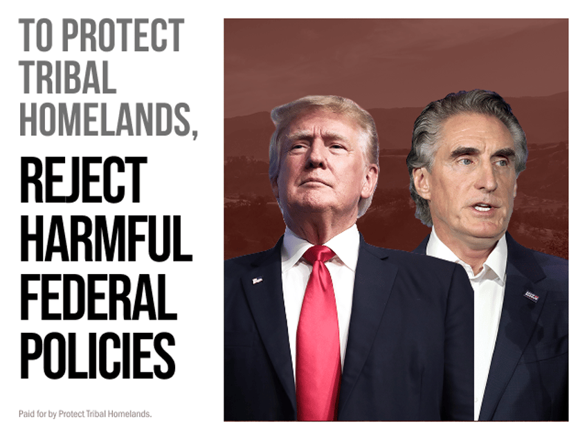 standing with tribal sovereignty trump and burgum fight bidens rigged casino deal