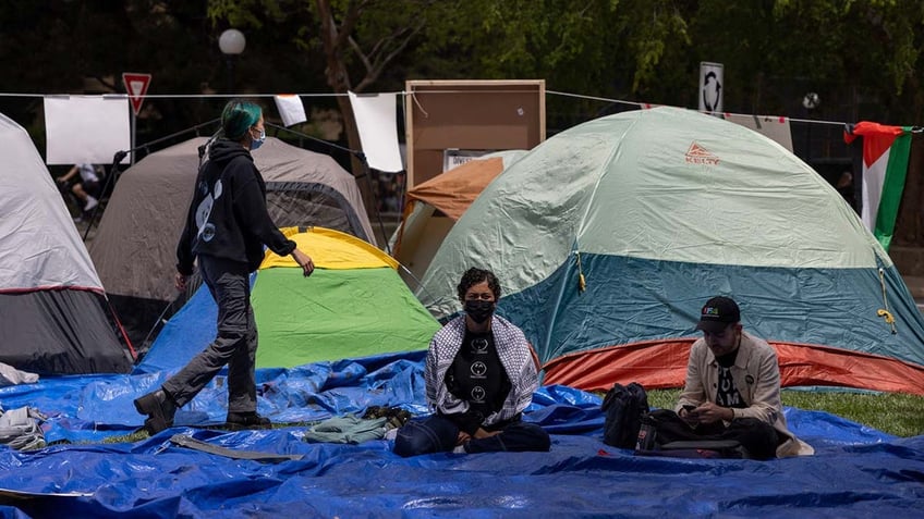 Stanford University pro-Palestinian encampment