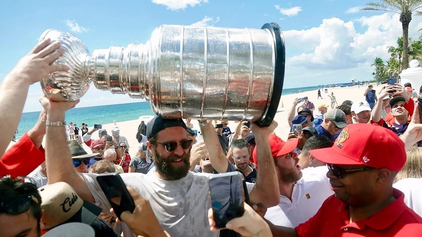 Aaron Ekblad in Fort Lauderdale