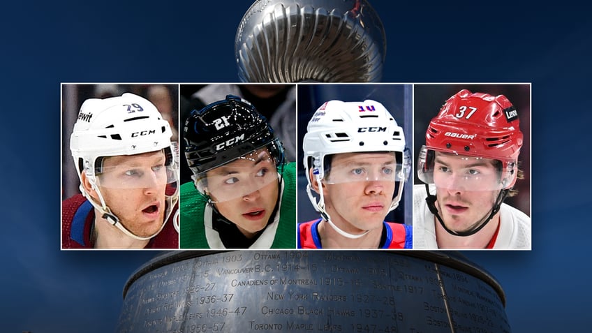 Players from multiple teams playing in the Stanley Cup Playoffs