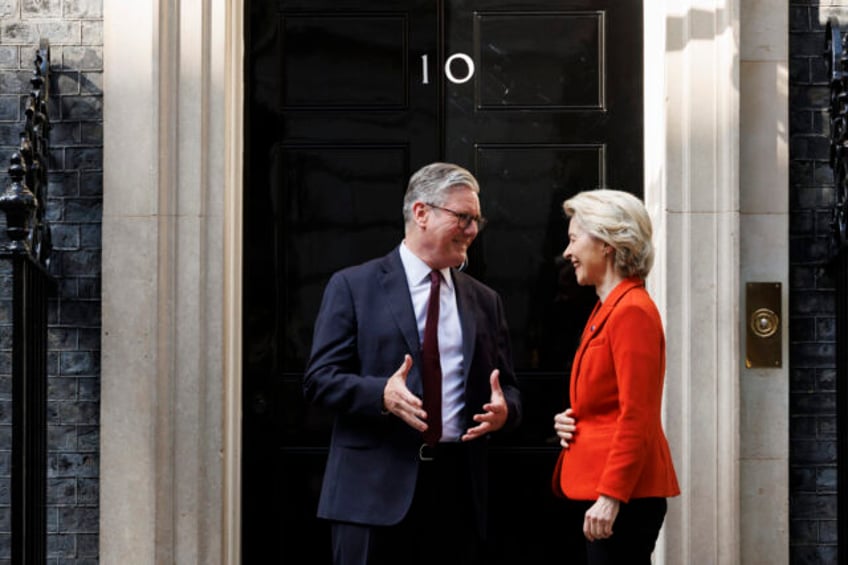 24/04/2025. London, United Kingdom. Prime Minister Keir Starmer meets the President of the