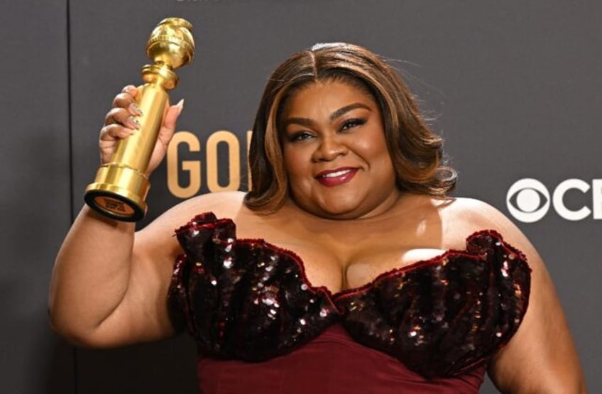 Da'Vine Joy Randolph won the Golden Globe for female supporting actor in a film for 'The Holdovers'