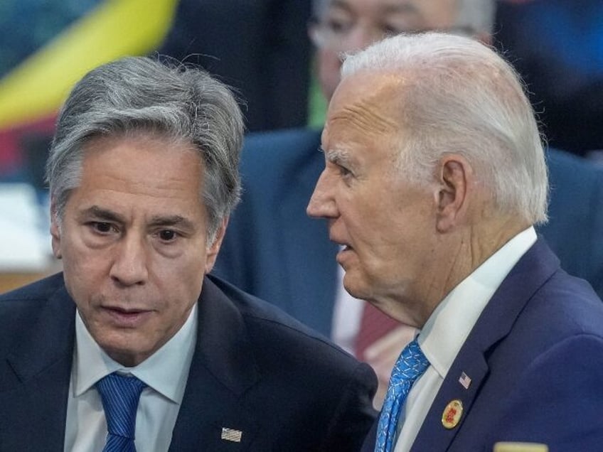 Anthony Blinken and Joe Biden