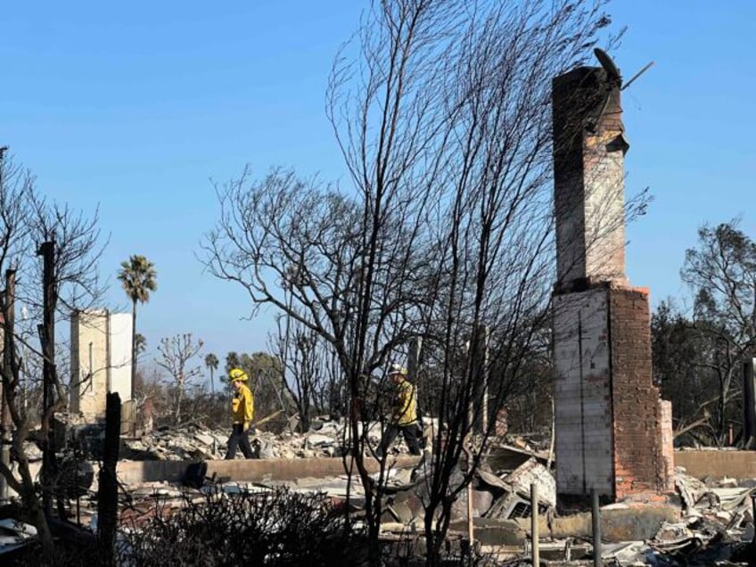 Palisades fire Cal Fire (Joel Pollak : Breitbart News)
