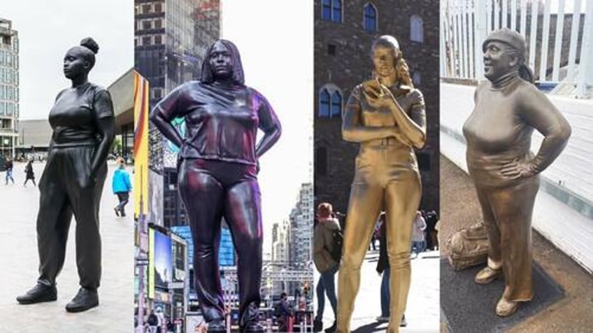 statues of random fat black women popping up worldwide