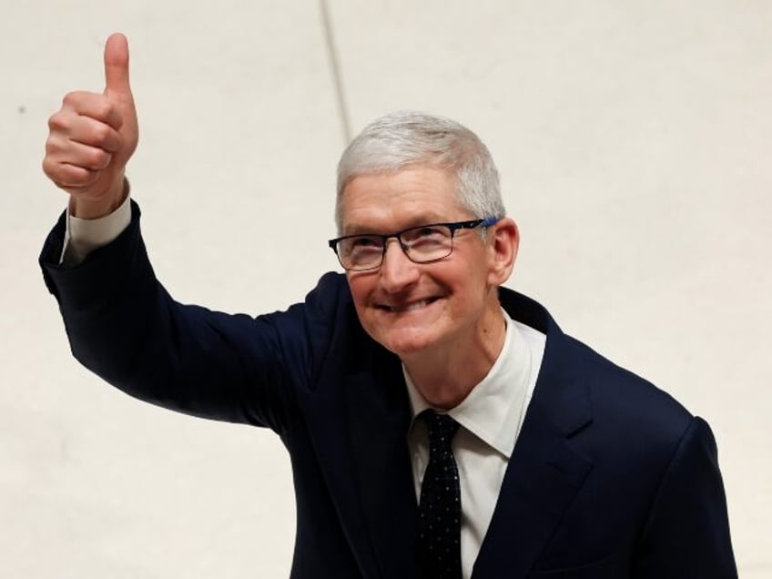 Tim Cook of Apple gives DEI a thumbs up