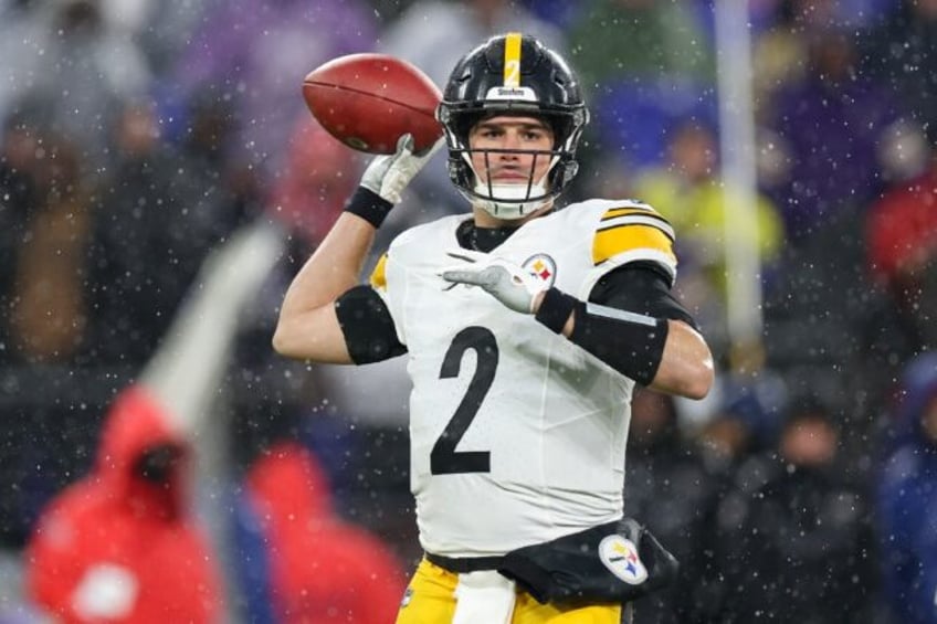 Quarterback Mason Rudolph led the Pittsburgh Steelers to a win over the Baltimore Ravens on Saturday which kept their playoff hopes alive