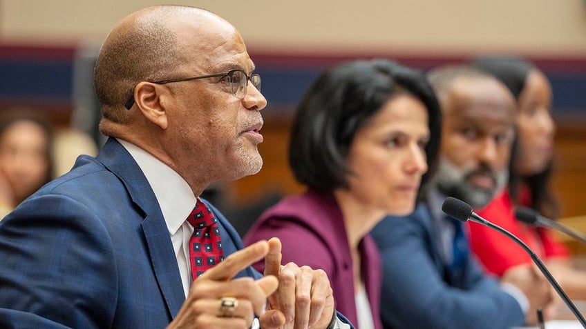 Banks and other school K-12 administrators sit before congressional antisemitism hearing