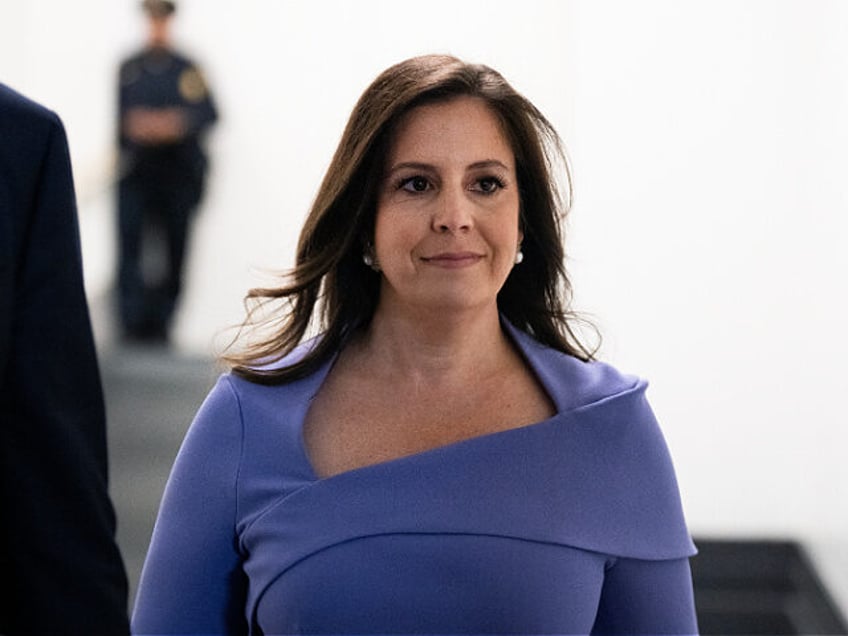 UNITED STATES - MAY 20: Rep. Elise Stefanik, R-N.Y., leaves a House Republican Conference