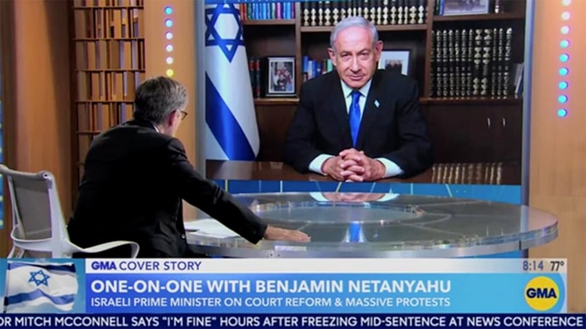 stephanopoulos clashes with netanyahu on israels judicial reforms why arent you taking bidens advice