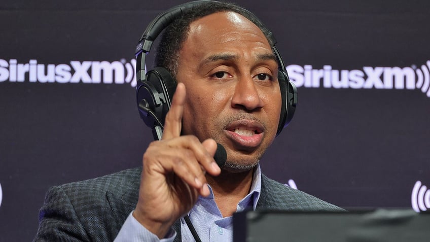 Stephen A. Smith on mic