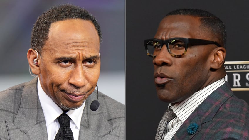 Stephen A. Smith and Shannon Sharpe side by side