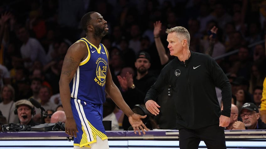 Draymond Green and Steve Kerr