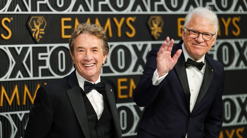 Martin Short and Steve Martin together on Emmys red carpet
