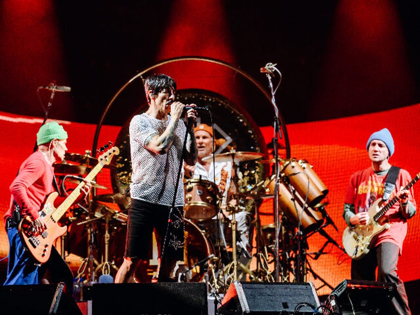 Flea, Chad Smith, Anthony Kiedis and John Frusciante of the Red Hot Chili Peppers