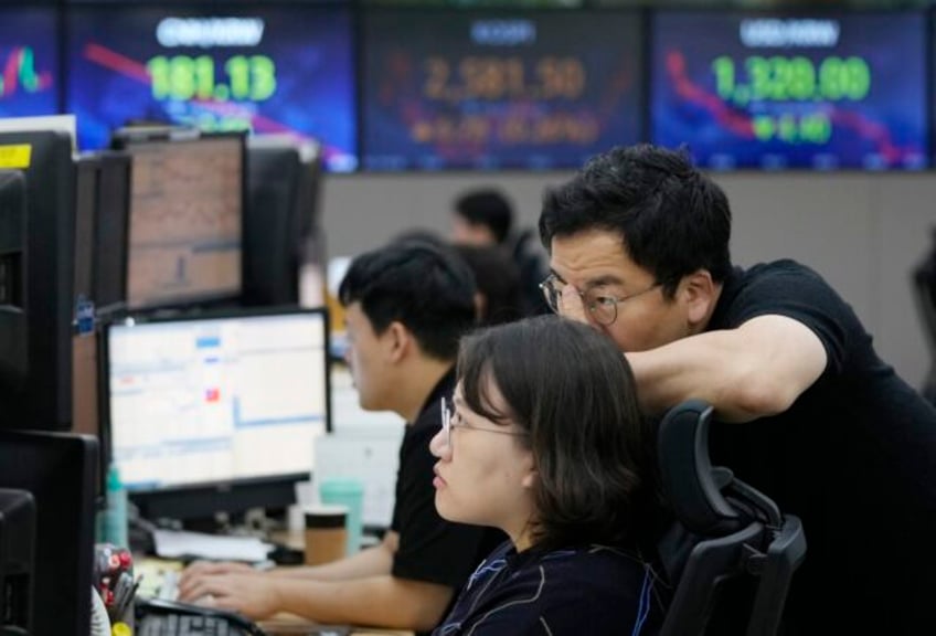 stock market today asian shares fall over china worries seoul trading closed for a holiday