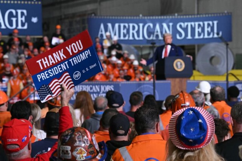 Trump wrote in a Truth Social post that the elevated 50-percent rate on steel and aluminum