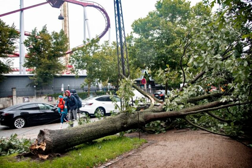 stormy weather across northern europe kills at least 1 person idles ferries and delays flights