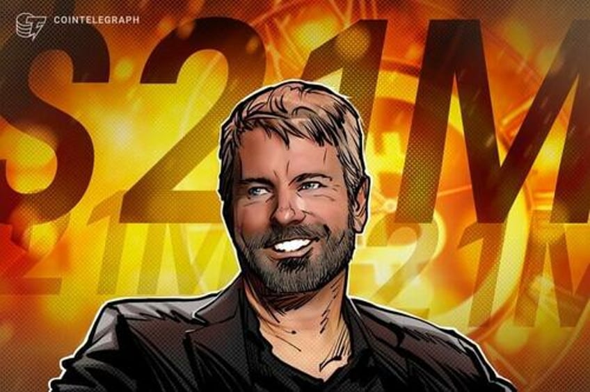 strategys michael saylor raises bitcoin forecast to 21m by 2046