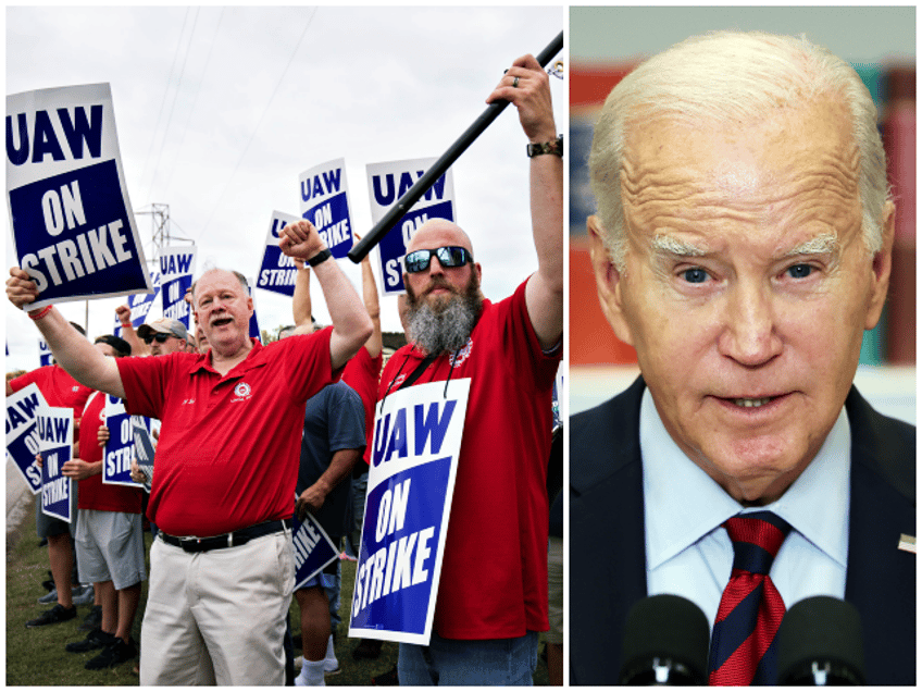 striking auto workers warn bidens green agenda going to wipe us out