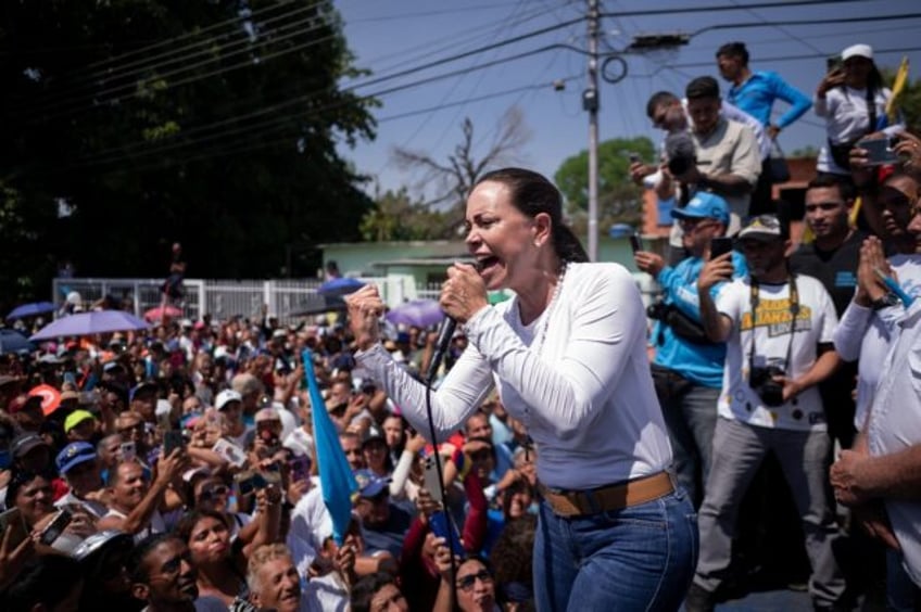 Opposition leader Maria Corina Machado has been barred from holding public office for 15 y