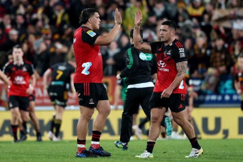 All Blacks prop Tamaiti Williams (L) and hooker Codie Taylor return to bolster the Canterb