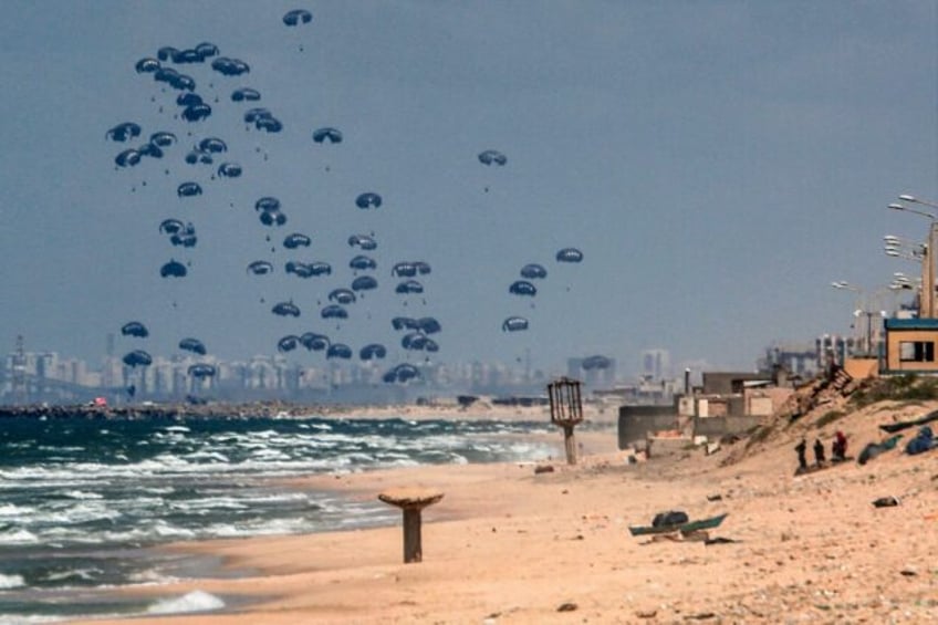 Mutliple foreign nations have resorted to airdropping aid into Gaza, with the humanitarian