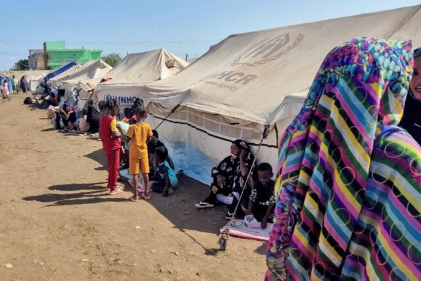 Sudanese civilians displaced by a paramilitary offensive south of Khartoum earlier this ye