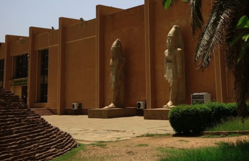 The Sudan National Museum in the capital Khartoum, seen in 2020, has suffered looting duri