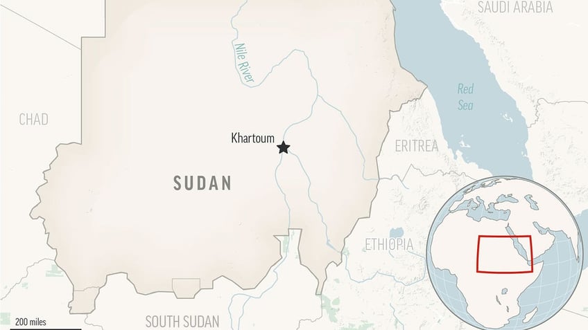 Map of Sudan