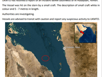 Suicide Drone Boat Hits Bulk Carrier Near Yemen