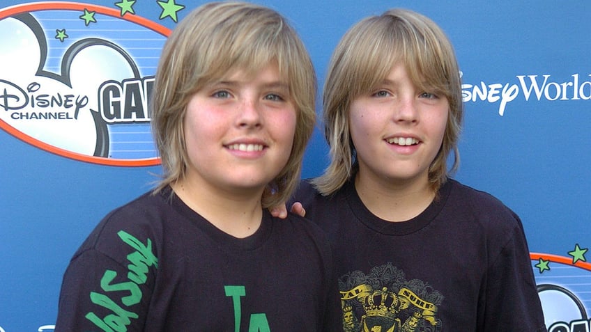 Dylan and Cole Sprouse at the Disney Channel Games