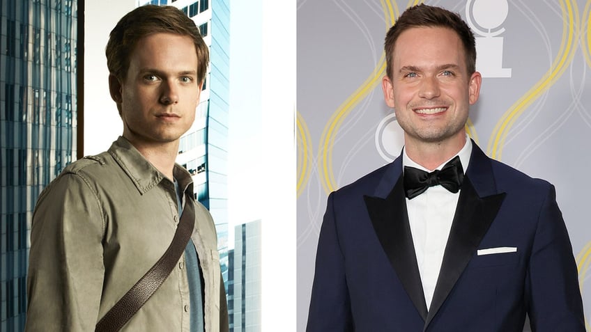 Patrick J. Adams then and now split