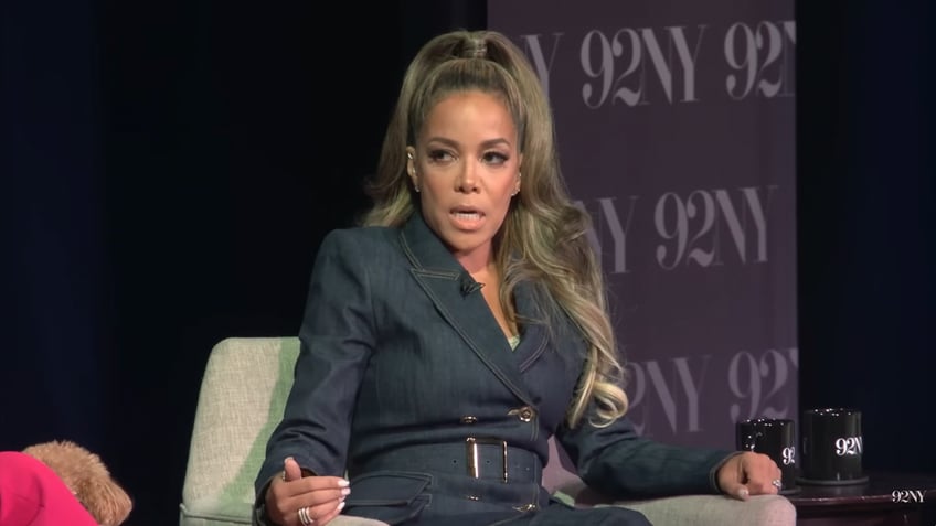 Sunny Hostin sitting down