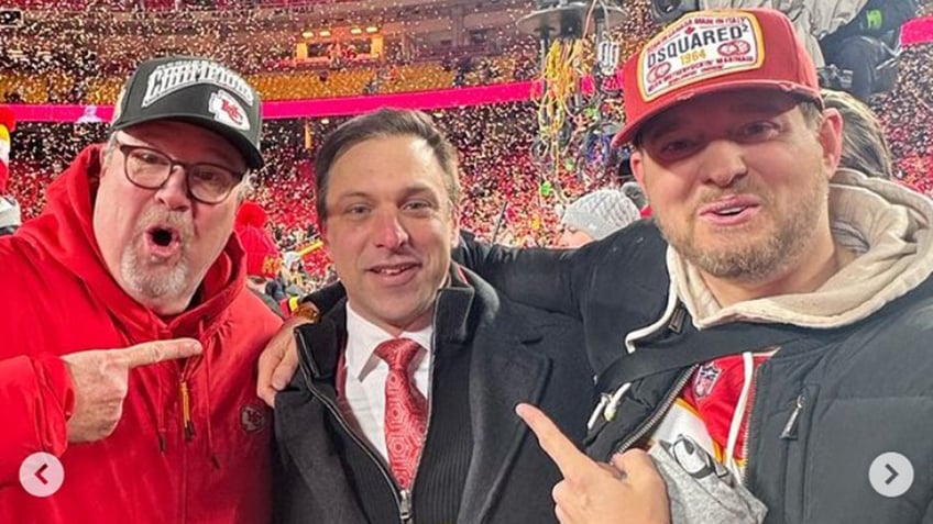 Stonestreet was there to celebrate when the Chiefs won the AFC Championship against the Buffalo Bills.