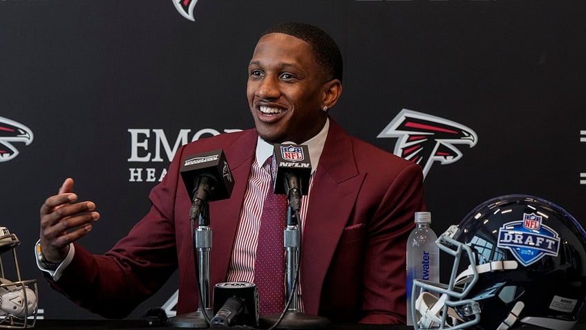 Michael Penix at Falcons presser