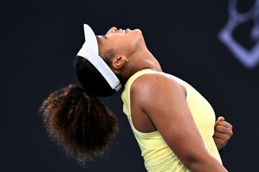 Japan's Naomi Osaka won her comeback match at the Brisbane International