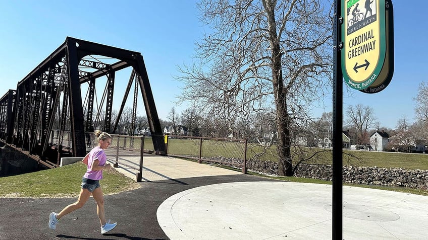 Woman running