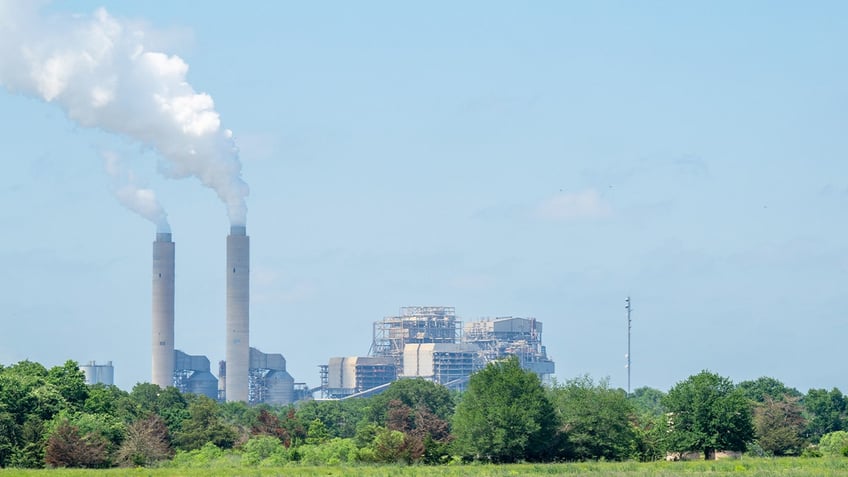 The coal-fueled Oak Grove Power Plant on April 29, 2024, in Robertson County, Texas.