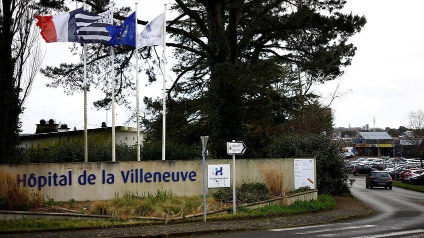 View of La Villeneuve hospital in Quimperle