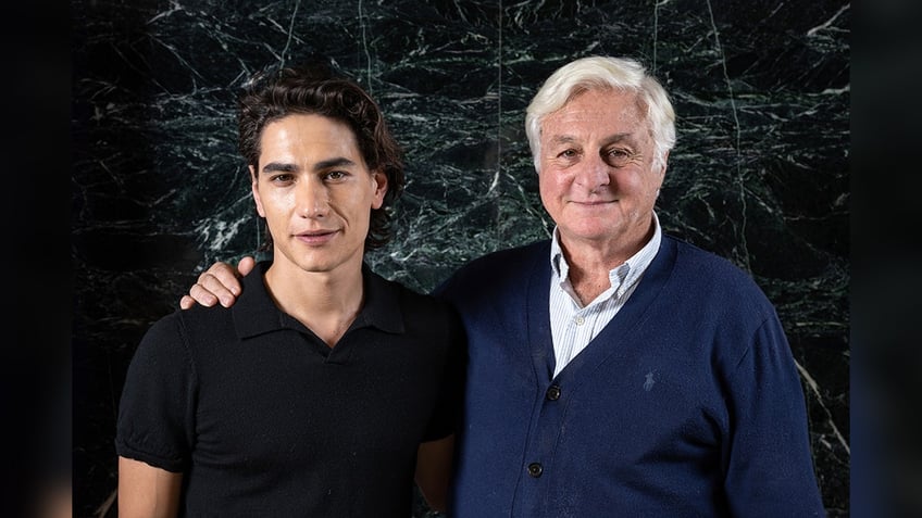 Actor Enzo Vogrincic and Andes crash survivor Roberto Canessa